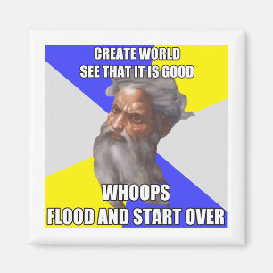 Troll God Flood Magnet
