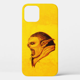 Troll in Black and Yellow Design iPhone 12 Case