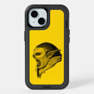 Troll in Black and Yellow Design iPhone 15 Case