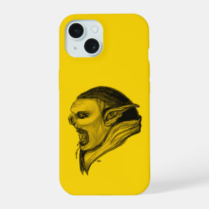Troll in Black and Yellow Design iPhone 15 Case