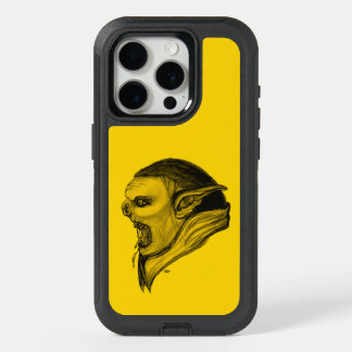 Troll in Black and Yellow Design iPhone 15 Pro Case
