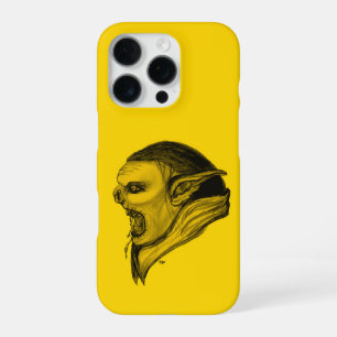 Troll in Black and Yellow Design iPhone 16 Pro Case