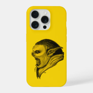 Troll in Black and Yellow Design iPhone 15 Pro Case