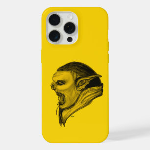Troll in Black and Yellow Design iPhone 15 Pro Max Case