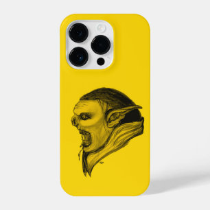 Troll in Black and Yellow Design iPhone 14 Pro Case