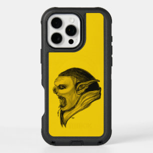 Troll in Black and Yellow Design iPhone 16 Pro Max Case