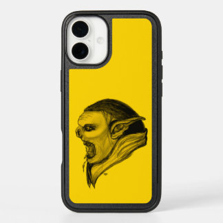 Troll in Black and Yellow Design iPhone 16 Plus Case