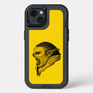 Troll in Black and Yellow Design iPhone 13 Case
