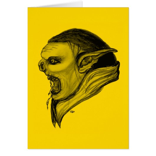 Troll schwarz gelb design (Front)