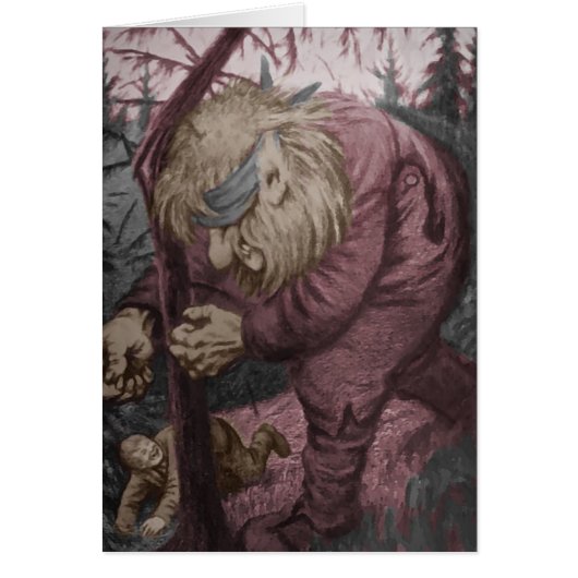 Troll Tearing Down Tree Cards (Front)