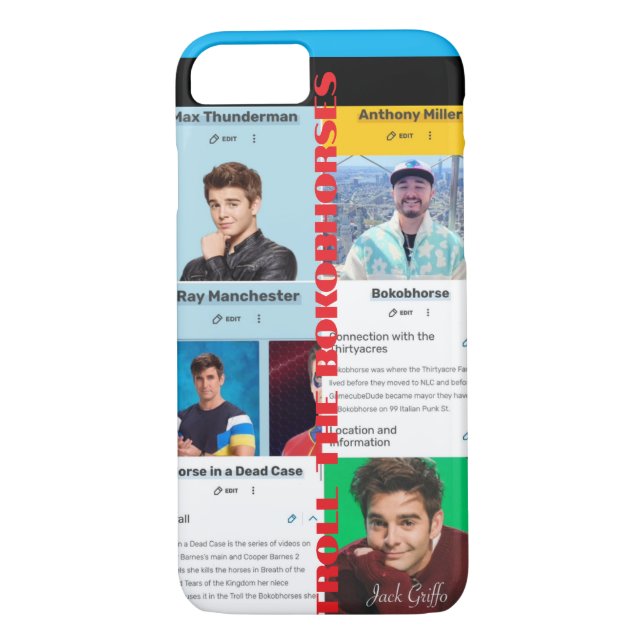 Troll the Bokobhorses iPhone Case (Back)