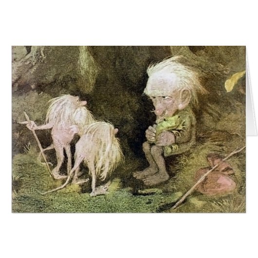 Troll with his Pet Frog Cards (Front Horizontal)