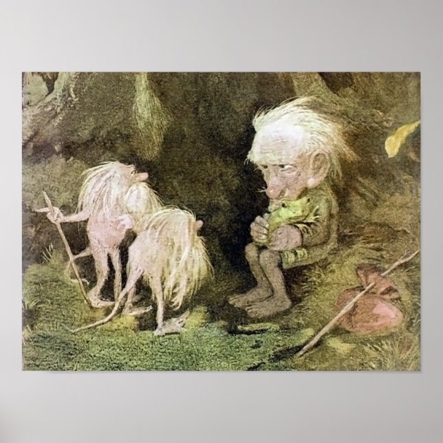 Troll with his Pet Frog Poster (Front)