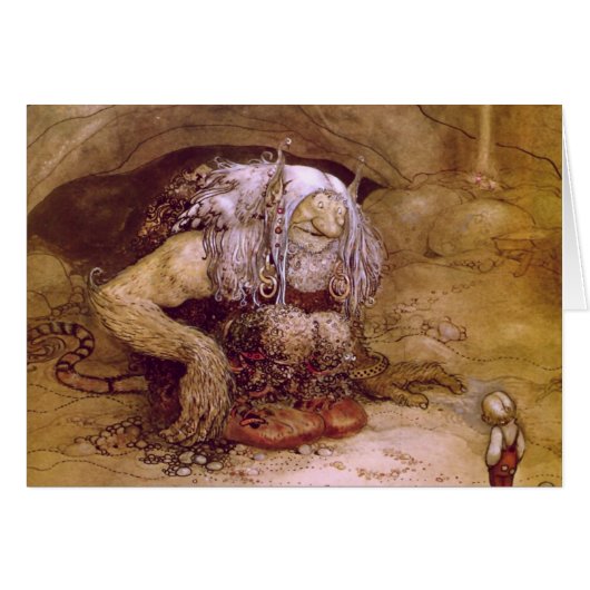 Troll with Little Boy Cards (Front Horizontal)