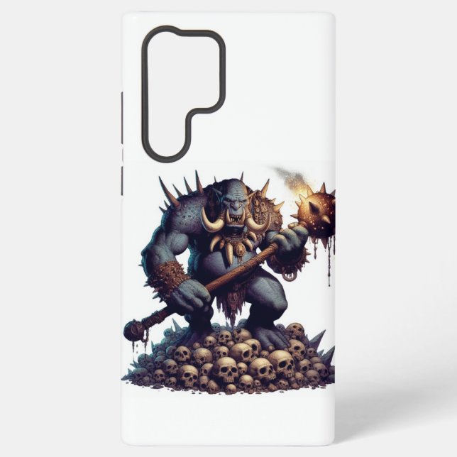 Troll with Mace  Samsung Galaxy Case (Back)