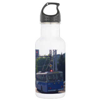 Trolley Bus In Bulgaria Stainless Steel Water Bottle
