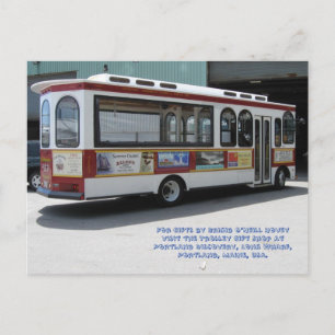 Trolley by Brigid O’Neill Hovey Postcard