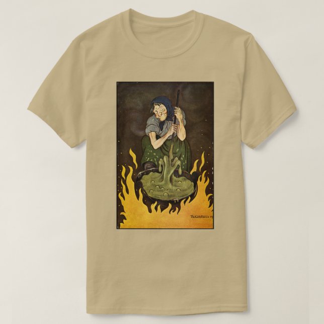 Trollkjerring Kittelsen T-Shirt (Design Front)