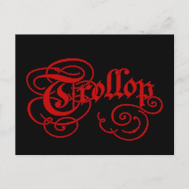 Trollop Postcard (Front)
