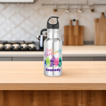Trolls Band Together | Brozone "true Harmony" Stainless Steel Water Bottle by Trolls at Zazzle