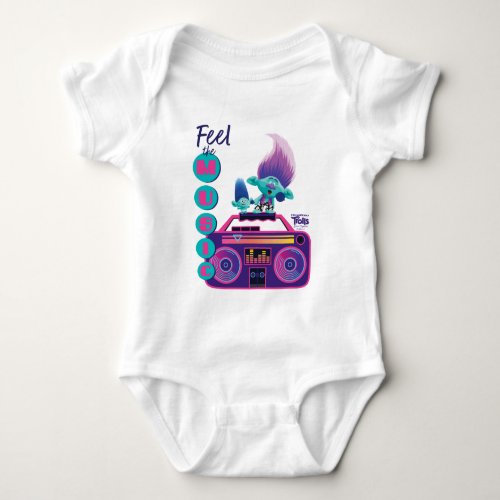 Trolls Band Together  Feel The Music Baby Bodysuit