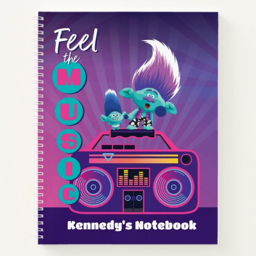 Trolls Band Together  Feel The Music Notebook