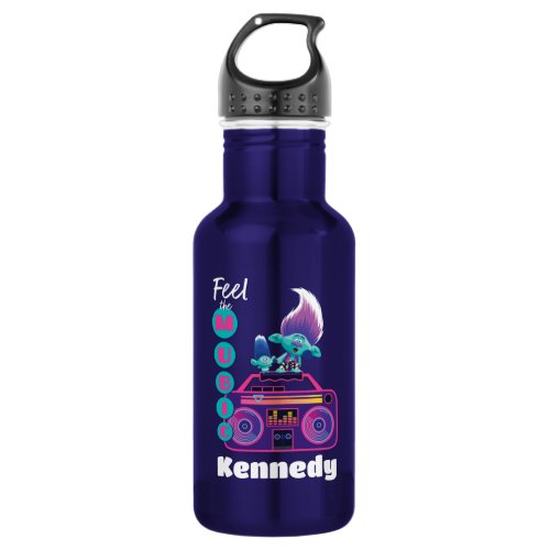 Trolls Band Together  Feel The Music Stainless Steel Water Bottle