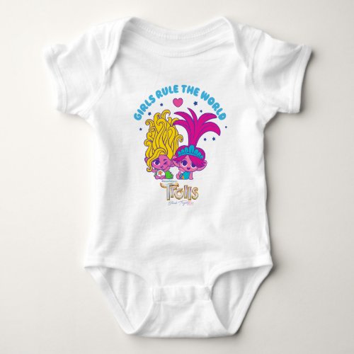Trolls Band Together  Girls Rule The World Baby Bodysuit