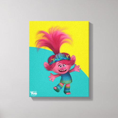 Trolls Band Together  Poppy Character Art Canvas Print