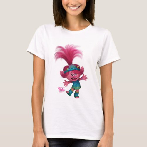 Trolls Band Together  Poppy Character Art T_Shirt