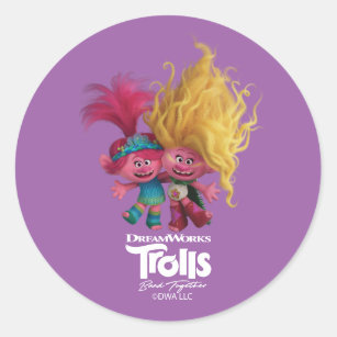 Trolls Stickers with 2 Bonus Licensed Stickers ~ Over 295 Reward Stickers (Poppy, Branch, DJ Suki and Friends)