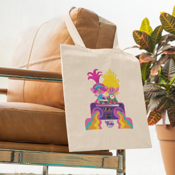 Trolls Band Together | Poppy & Viva "sisters" Tote Bag by Trolls at Zazzle
