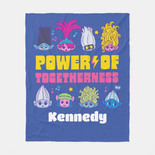 Trolls Band Together  Power of Togetherness Fleece Blanket