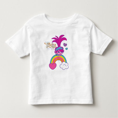 Trolls Band Together  Tiny Trolls Poppy Rainbow Toddler T_shirt