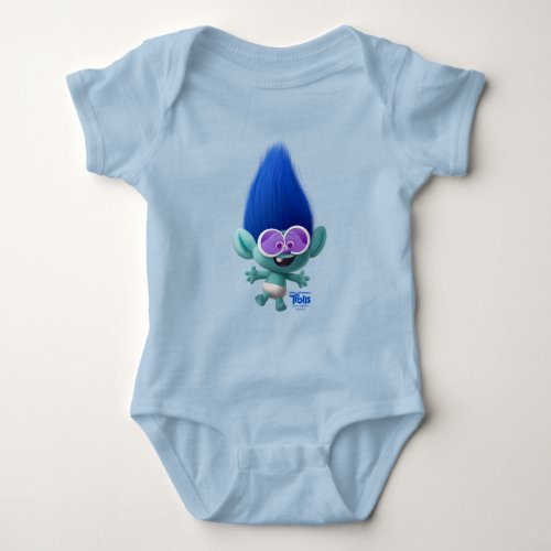 Trolls Band Together  Young Branch Character Art Baby Bodysuit