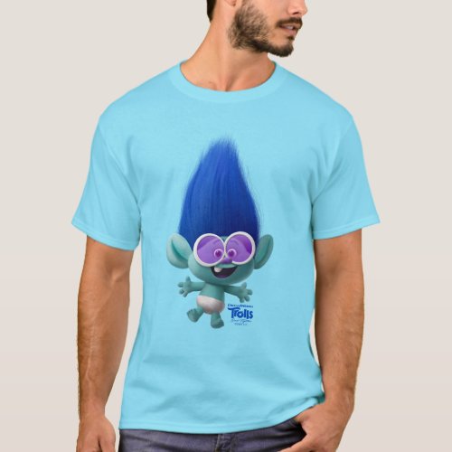 Trolls Band Together  Young Branch Character Art T_Shirt