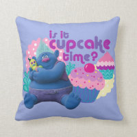Trolls | Biggie - Is it Cupcake Time? Throw Pillow
