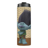 Trolls, Branch - Smile Stainless Steel Water Bottle