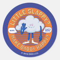 Trolls | Cloud Guy High Five Classic Round Sticker