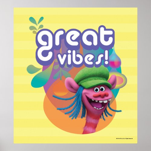 Trolls  Cooper _ Great Vibes 2 Poster
