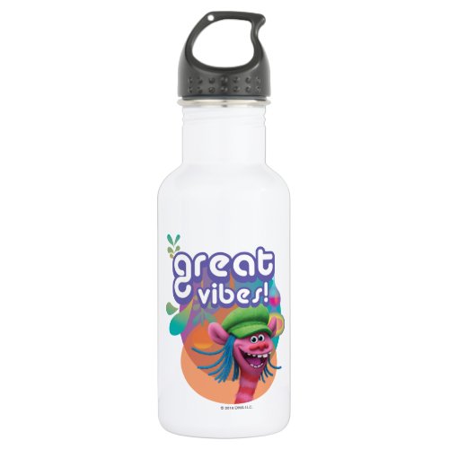 Trolls  Cooper _ Great Vibes Stainless Steel Water Bottle