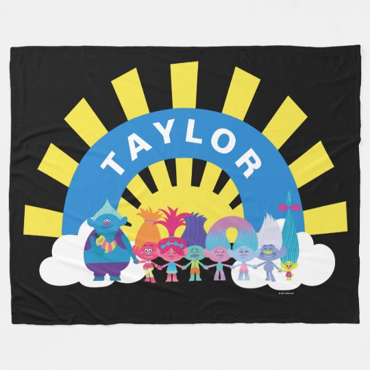 Trolls Poppy Refresh Micro Raschel Throw Blanket, 46" x 60 ...