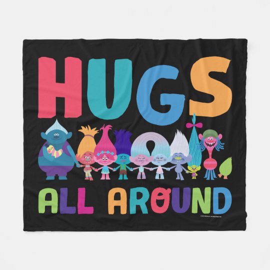 Trolls Poppy Refresh Micro Raschel Throw Blanket, 46" x 60 ...