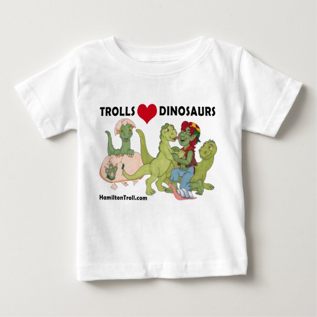 Trolls Love Dinosaurs Infant T-Shirt (Front)