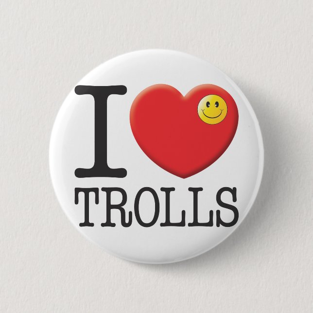 Trolls Pinback Button (Front)