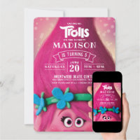 Trolls Snack Pack Birthday Paper Plates