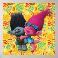  DreamWorks Trolls Band Together Velvet and Veneer Zip Hoodie :  Clothing, Shoes & Jewelry