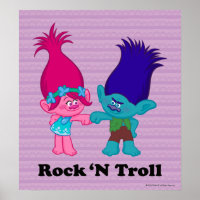 Trolls | Poppy & Branch - Rock 'N Troll Poster