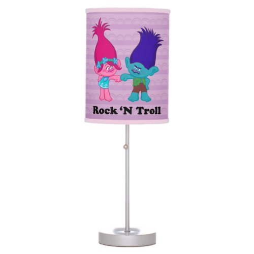 Trolls  Poppy  Branch _ Rock N Troll Table Lamp
