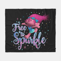 Trolls | Poppy Free to Sparkle Fleece Blanket